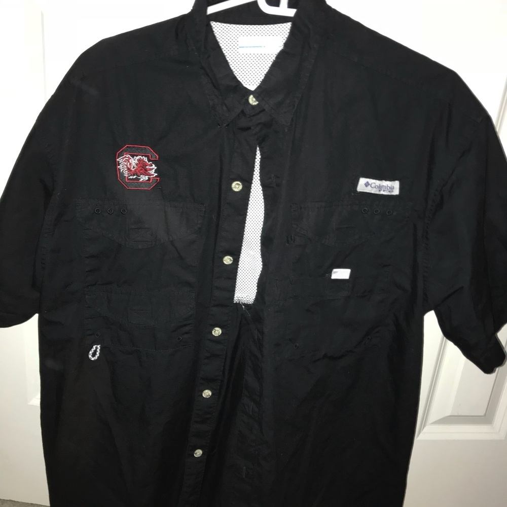 South Carolina gamecocks PFG fishing shirt